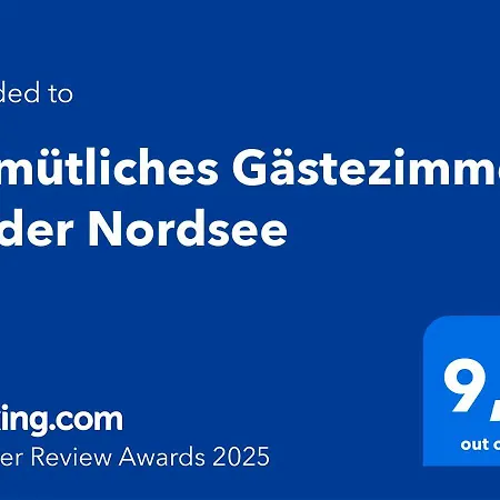 Appartement Gemuetliches Gaestezimmer An Der Nordsee Krummhörn